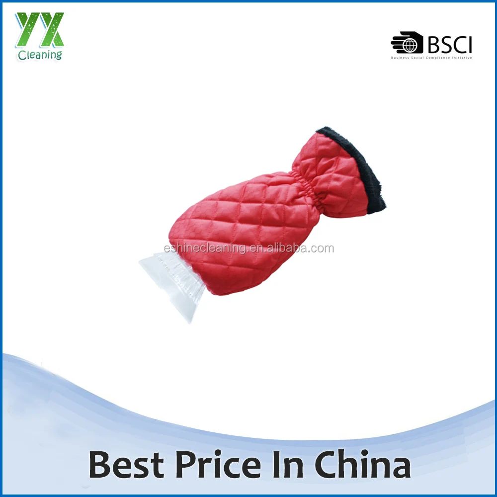 New style Promotional Car Ice Scrapper with gloves