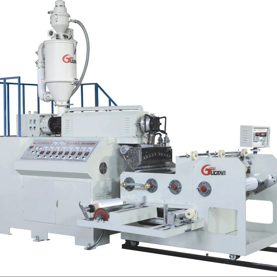 Winding Stretch Film Machine  Model No. GT-500 1000mm (Single & Double Extrussion) stretch film wrapping machine