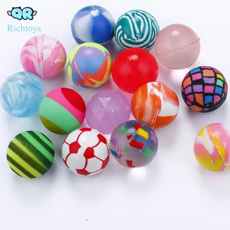 Custom Printed Logo Bouncy Ball Rubber Bouncy Balls 27mm 32mm 35mm 38mm 45mm 49mm 54mm 60mm