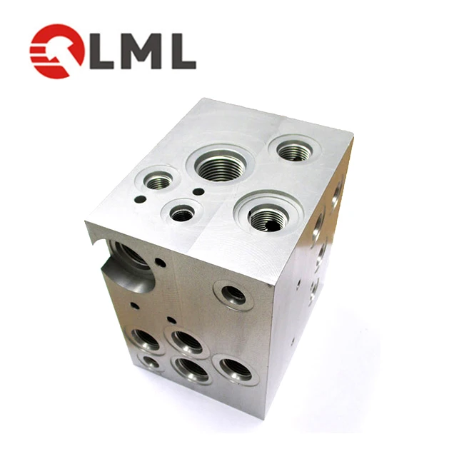 CNC Milling Machining Precision Metal Stainless Steel Aluminum Hydraulic Valve Manifold Block