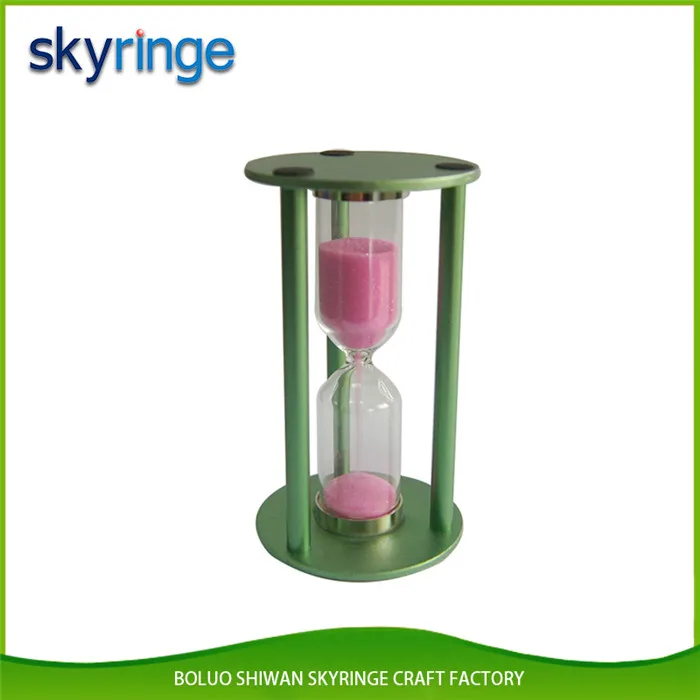 Новая акция Черные оптовая песочные часы для корпоративных подарков