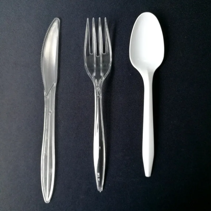 China disposable plastic spoon and fork