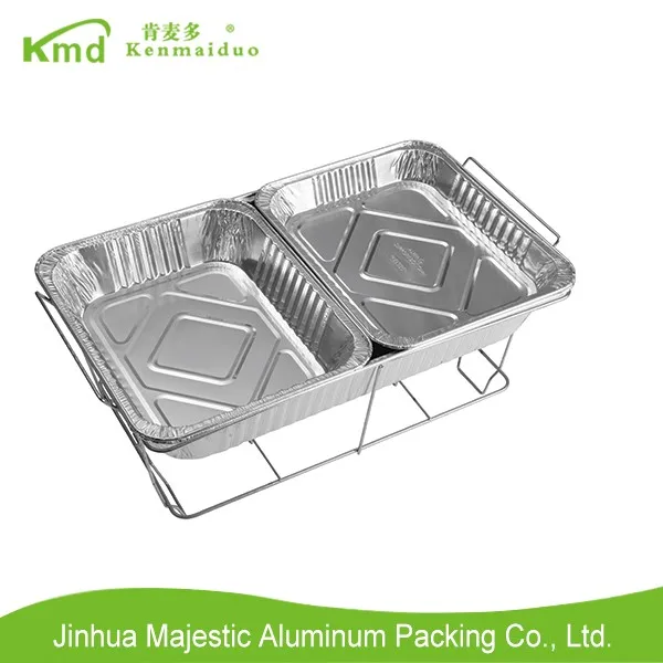 BBQ Mat Aluminum Foil Containers Packing Huge Tray lunch box home kitchen use outdoor eco-friendly
