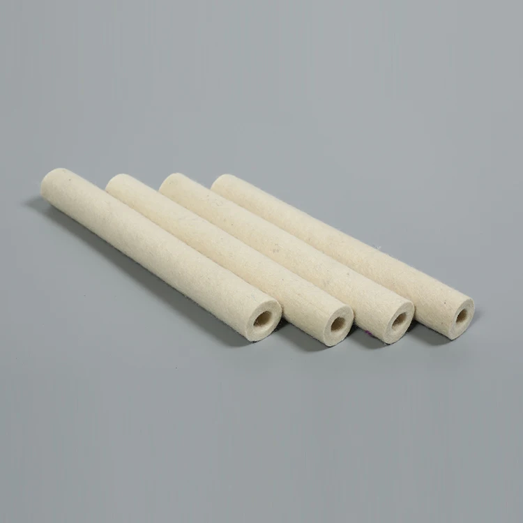 
High Temperature Resistant 5 mm 100% Wool Felt tube 