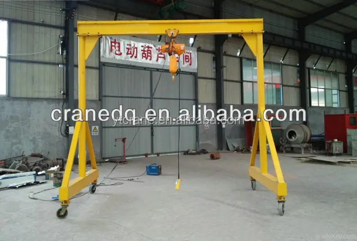 Well controlled gantry crane 1.5ton with trade assurance