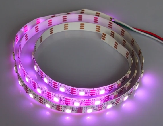 Волшебный Цвет WS2811 5 в постоянного тока Светодиодная лента с IC каждый светодиод Адресуемая контроллеры Высококачественная продукция RGB цифровая