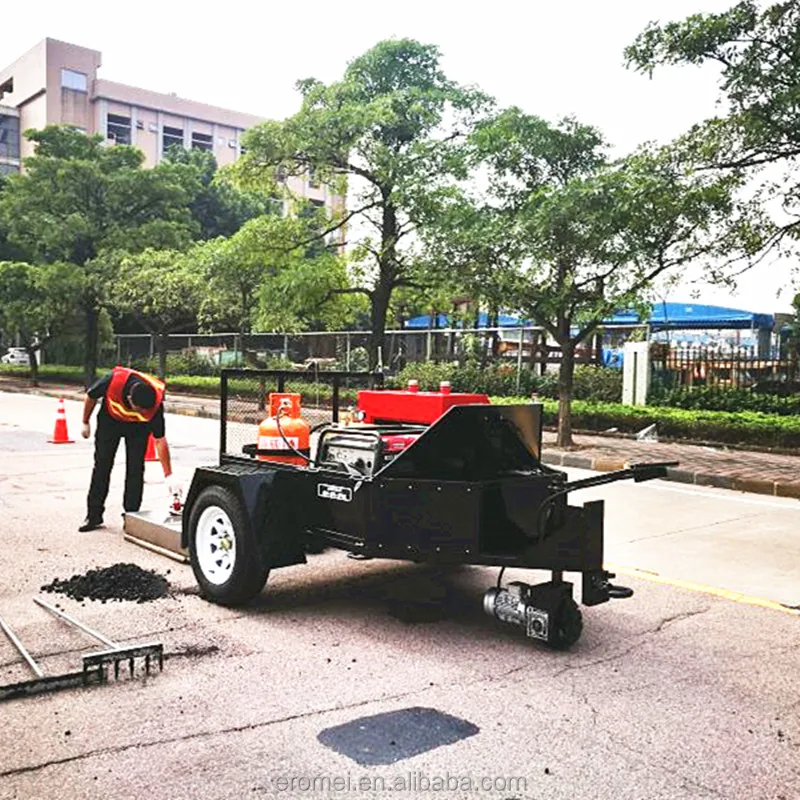 high quality mobile heater Towed Asphalt heating plate