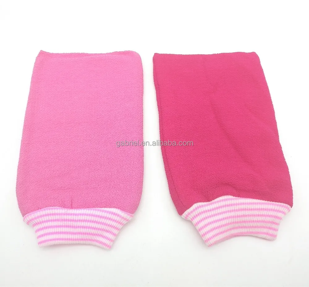 Direct Factory High Quality body scrubber exfoliating bath mitts bath gloves