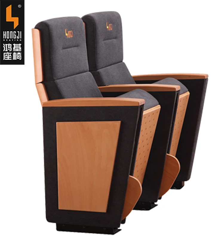 Fabric Upholstered Theater Furniture Bent Wood Cover Auditorium Seat For University Conference Rooms Use