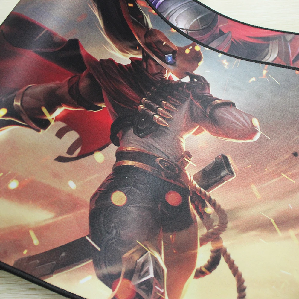 Hot selling customized gaming mouse pad /OEM factory custom  printing League of Legends rubber mouse pad