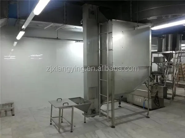 XYCF-450 automatic industrial rice cooking line/instant rice processing line