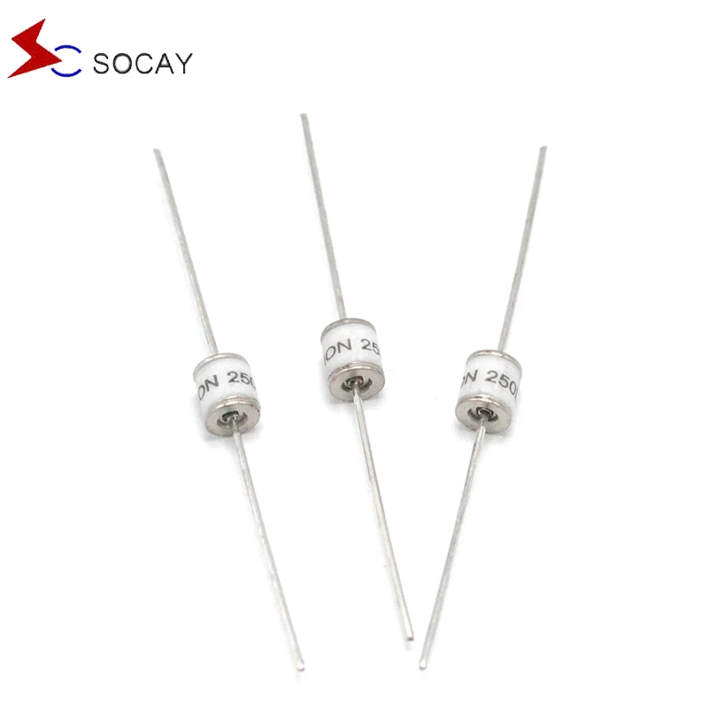 GDT Axial Lead Wire Surge Arrester 2 Electrode 0.5KA Gas Discharge Tubes UN1206-150ASMD