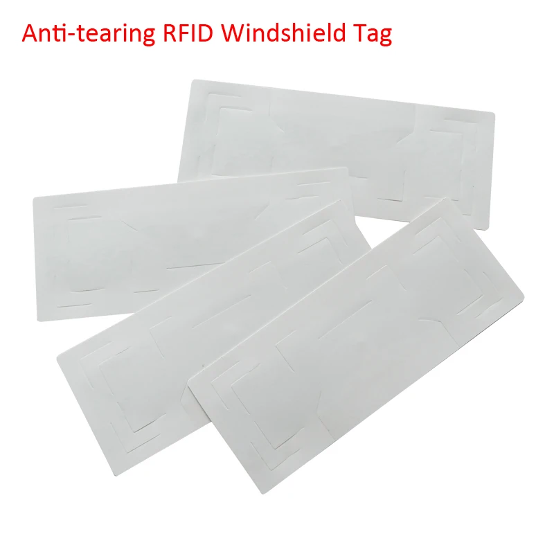 Vehicle ISO18000-6C Long Range Passive Smart UHF RFID Windshield Tag