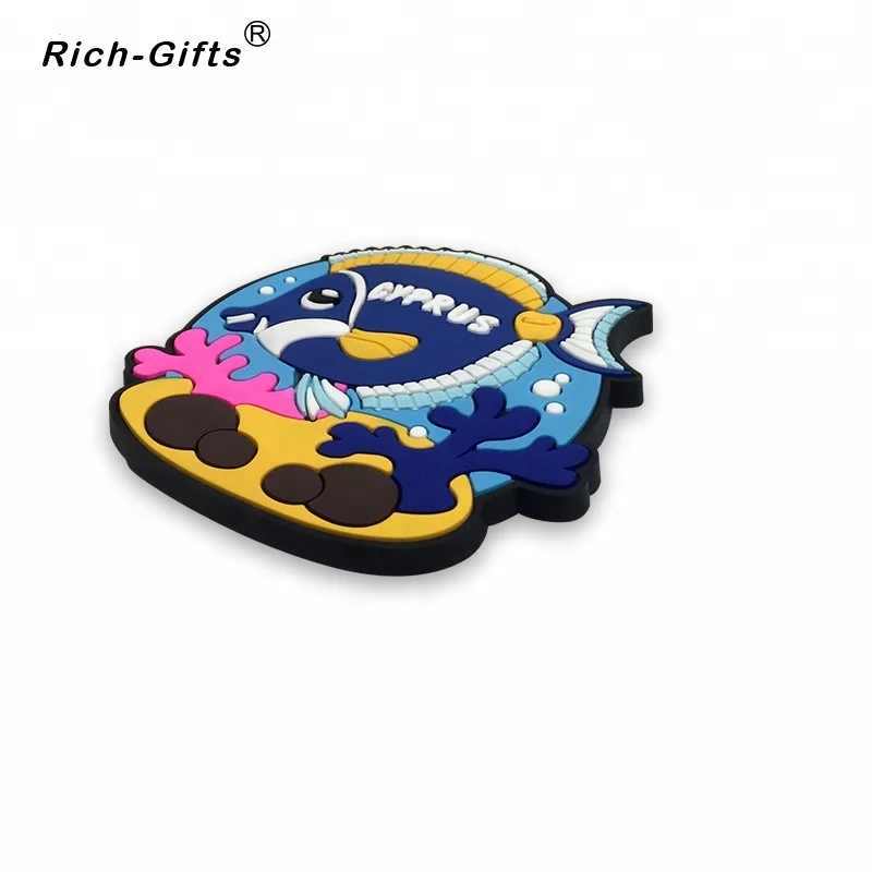 Personalized New Designed Colorful Promotional Gifts  Fridge Magnet 3d embossed and debossed style