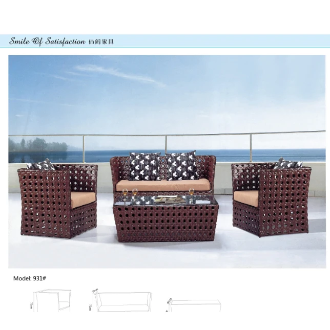 Outdoor Patio Furniture New Model Sofa Sets Pictures Rattan Outdoor Furniture