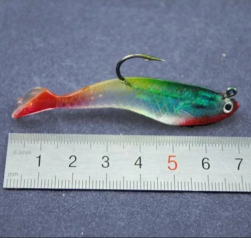 Rubber Soft Crank Bait Mighty Bite Tackle Lure Saltwater