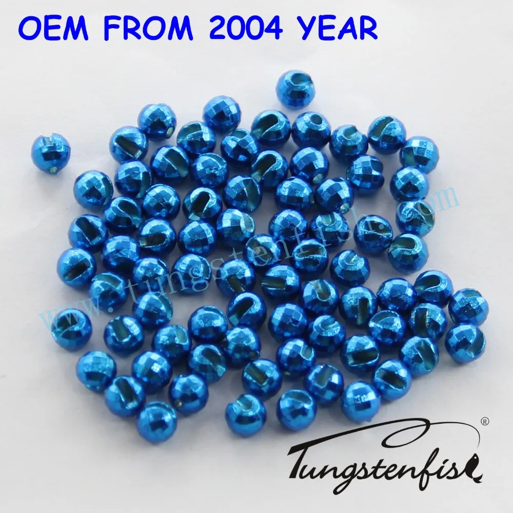 Slotted Tungsten Beads/fly tying beads/lots of colors for your choice