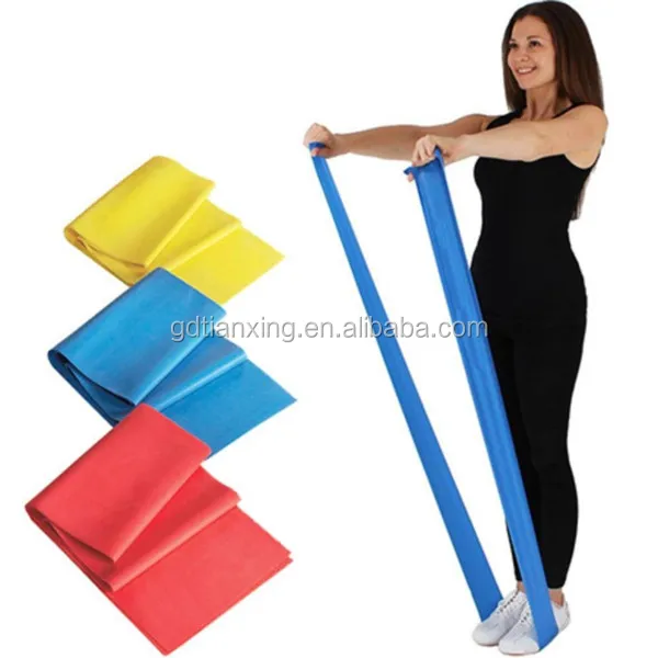 Аксессуары для йоги разноцветный латексный эластичный комплект балетных ремней
