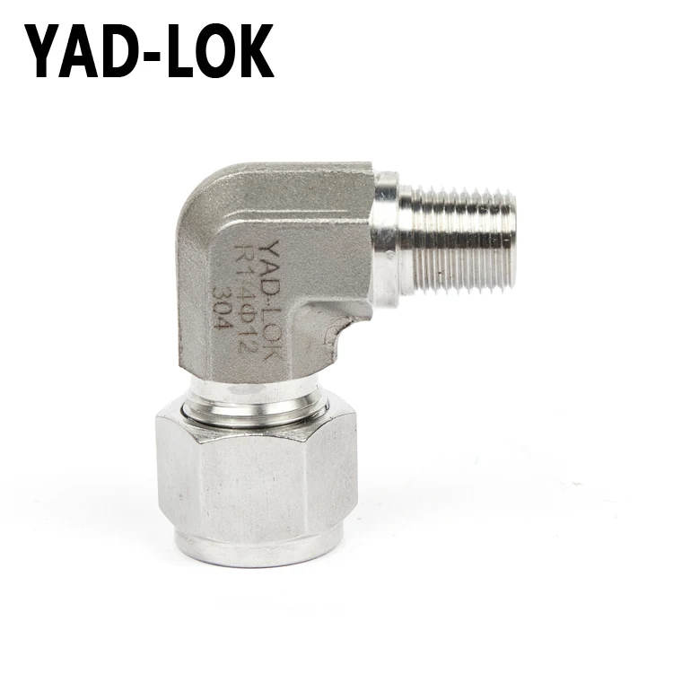 
YAD-LOK 90 Degree 3000Lbs Forged Stainless Steel 304 Elbow Connection 