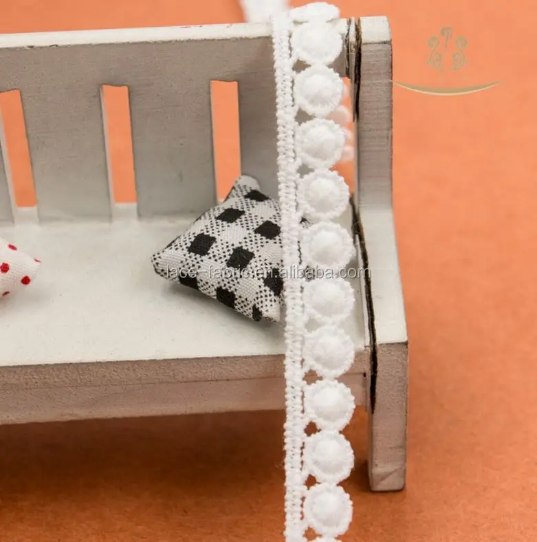 
Модные хлопковые кисточки с помпоном, вязаные крючком кружева, отделка для одежды 