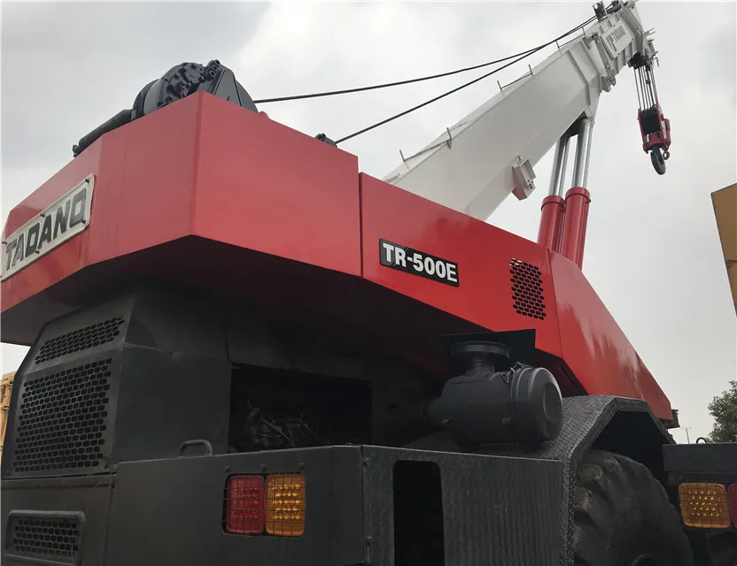 
used crane tadano 50 ton /TR-500E rough terrain crane made in Japan with low price for sale 