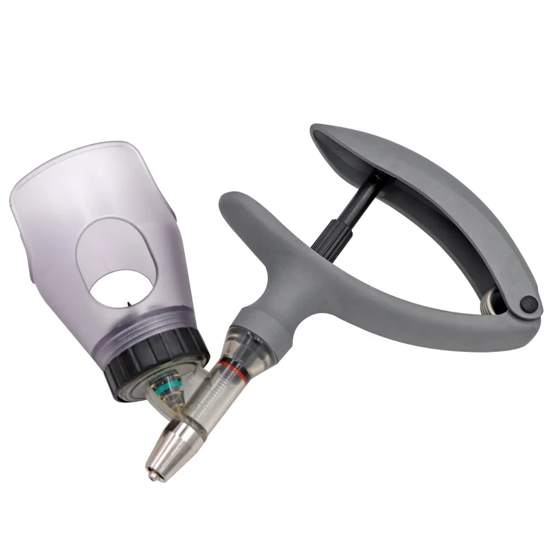 2ml 5ml  Livestock Veterinary Instrument Continuous Automatic Vaccine Injection Gun Adjustable Poultry Pig Bottle Injector