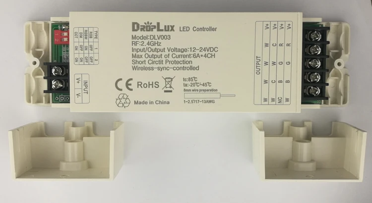 4 in 1 DIM CCT RGB RGBW 2.4G Wireless Sync Control Colorful Changeable Dimming LED Strip Controller with RGB Wall Mount