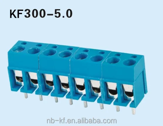 2way electrical pcb screw fixed terminal block connector