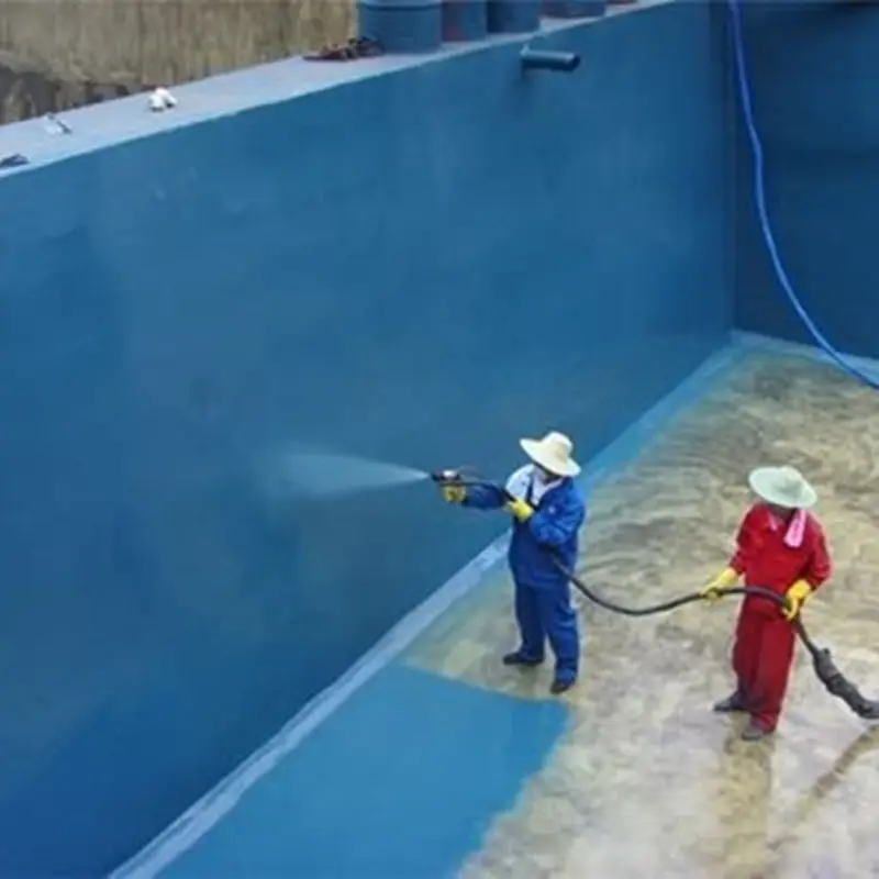 Polyurea Waterproofng and See-page paints for Sewage pool
