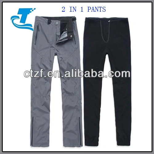 Мужские белые брюки с двойным коленом, рабочие повседневные брюки