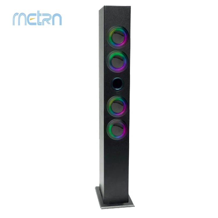 China Manufacturer Blue Tooth Floor Standing Tower Speaker Box with 2000mAh Battery