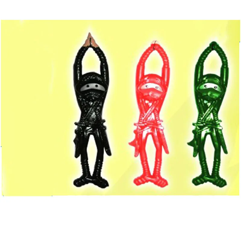 Plastic TPR Sticky Flying Warrior Soft Toys/Flying Ninja