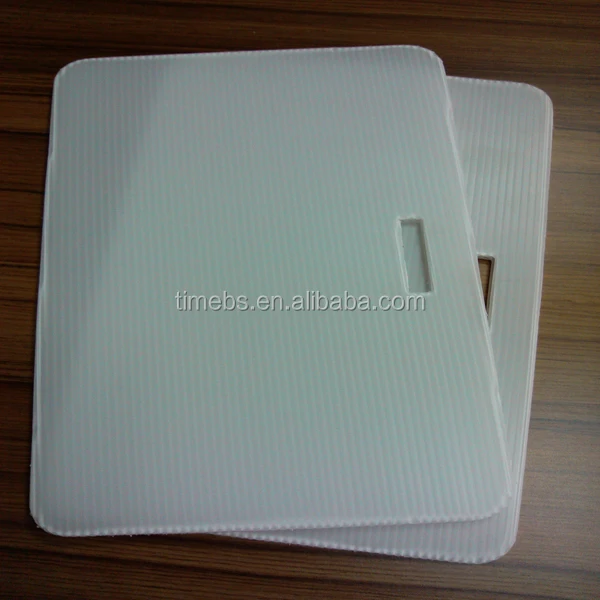 Factory Corrugated PP Plastic Laminate Sheet Transparent 4X8