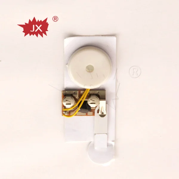 Electronic mini speaker music card mechanism recordable greeting card