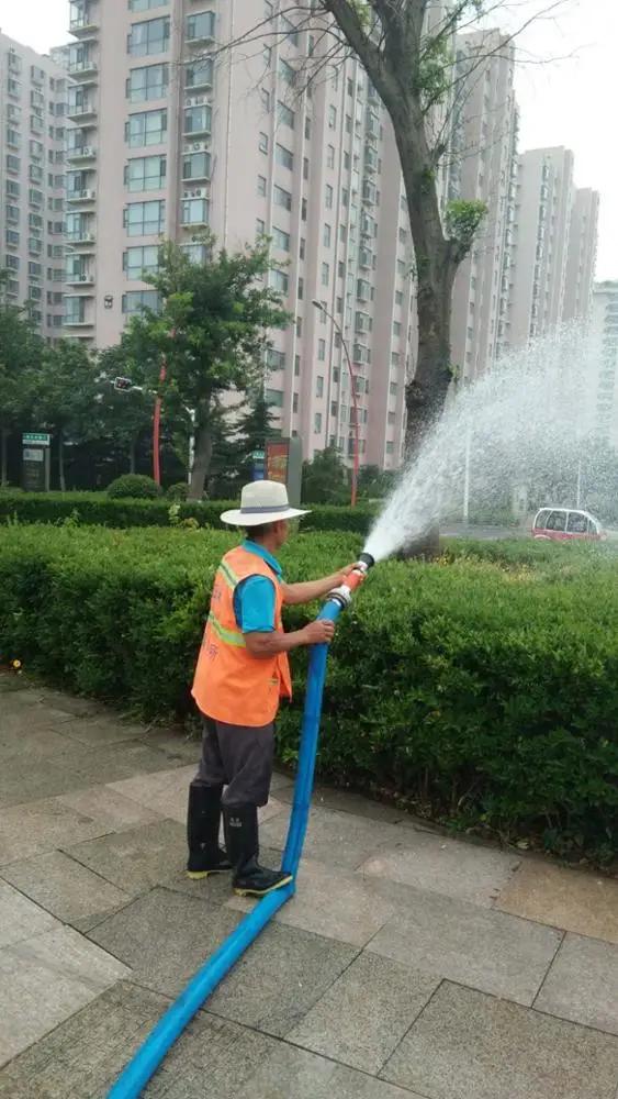 High pressure blue color 2 inch PVC soft flexible water irrigation layflat hose