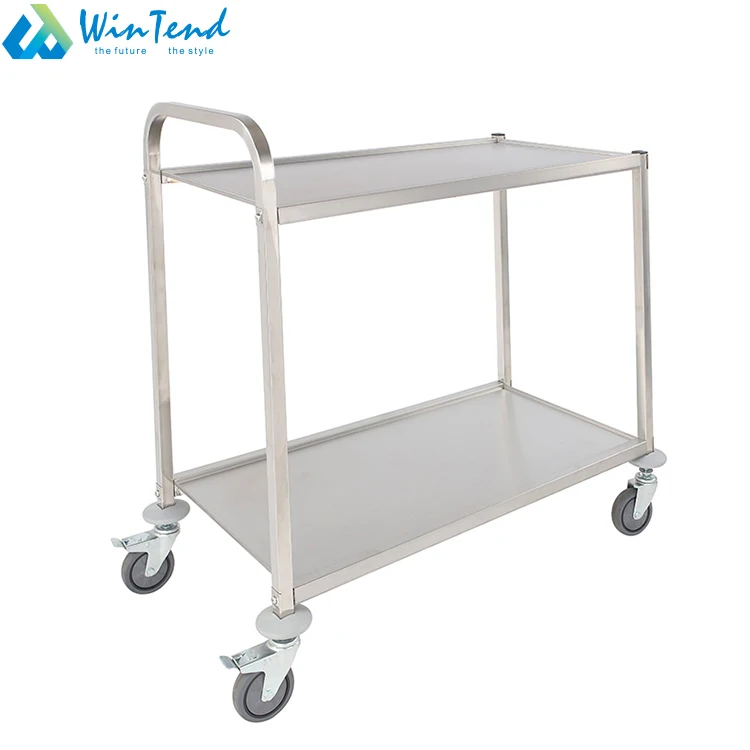 Тележка-тележка для сервировки еды Z-образной формы со складной структурой для отеля