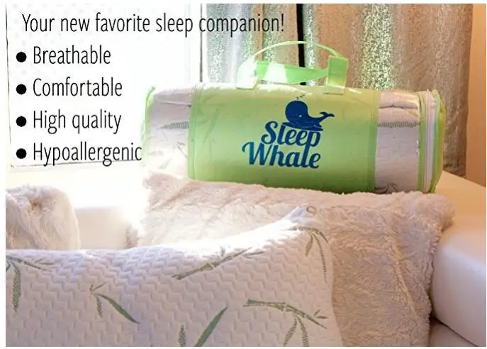 Best Selling Hypoallergenic Bamboo Shredded Memory Foam Pillow 2 packs