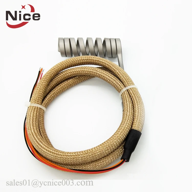 Square  Electric Hot Runner Heating Coil with J Thermocouple