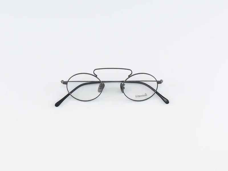 Fashionable titanium  design with the full acetate rim eyeglasses new models optical glasses 7702