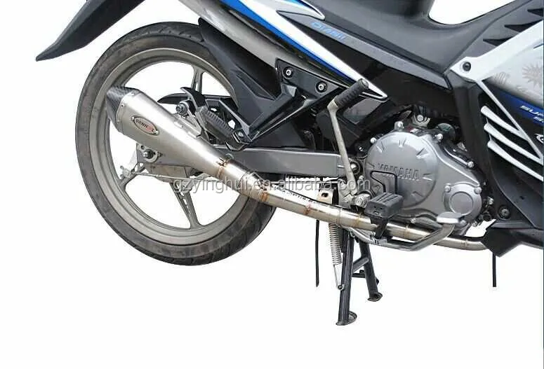 High performance exhaust pipe system part exhaust muffler for motorcycle LG135