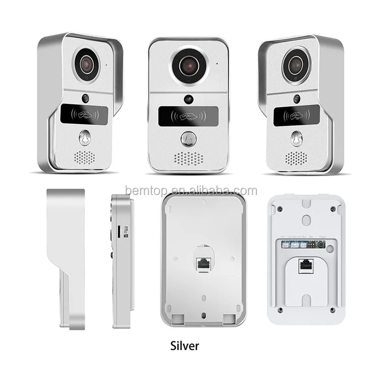 
Wifi Video Doorbell with 720HD 1.0MP Camera of 130 Degree Wide Angle Lens, Support Unlock by Ic Card and APP of android &ios 