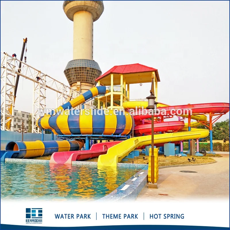 Big Water Park And Amusement Park Supplier Aqua Park Slides For Sale