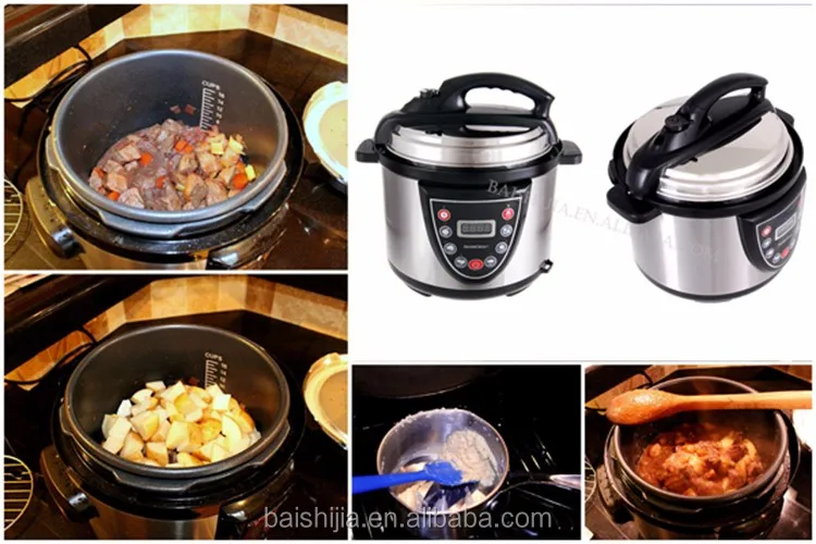 High Quality 900W 5l Chinese Commercial Multifunction Automatic National Big Electric Pressure Cooker Slow Cooker 1.5L 3.5L 6.0L