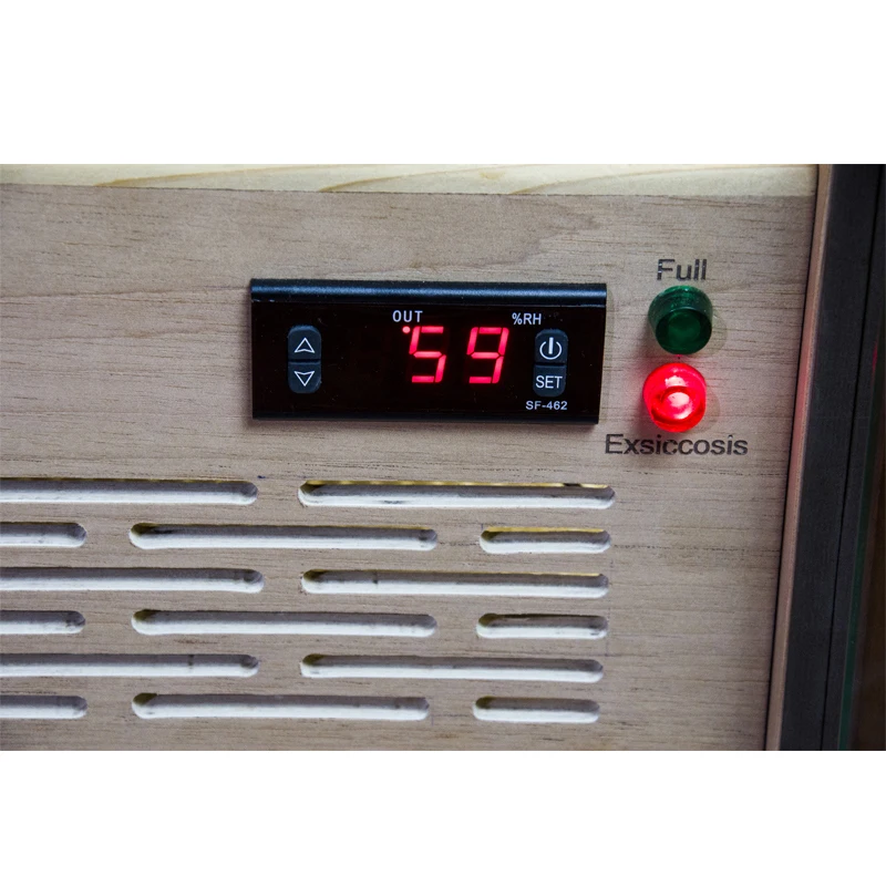 Wet Membrane humidification humidity controlled cigar cooler humidor