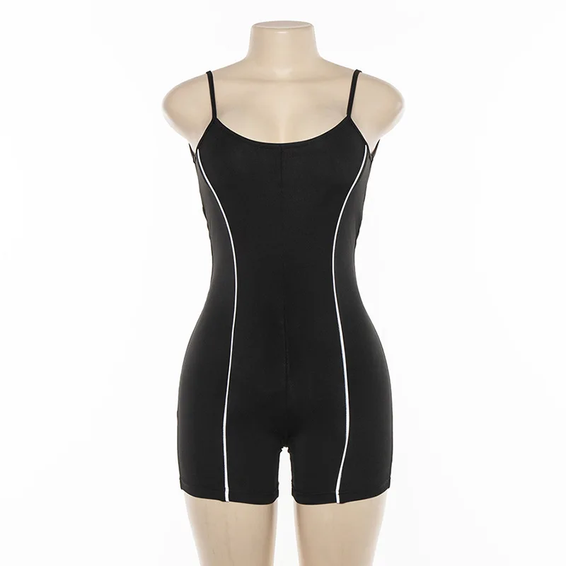 
Reflective Singlet mono deportivo active wear Neon One Piece Jumpsuit for Women 