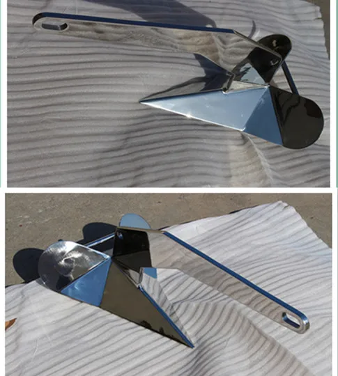 mirror polish stainless steel delta anchor, delta style anchor