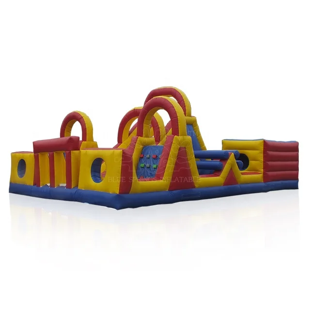 Blue Springs Manufacture Commercial Inflatable Obstacle cours for party