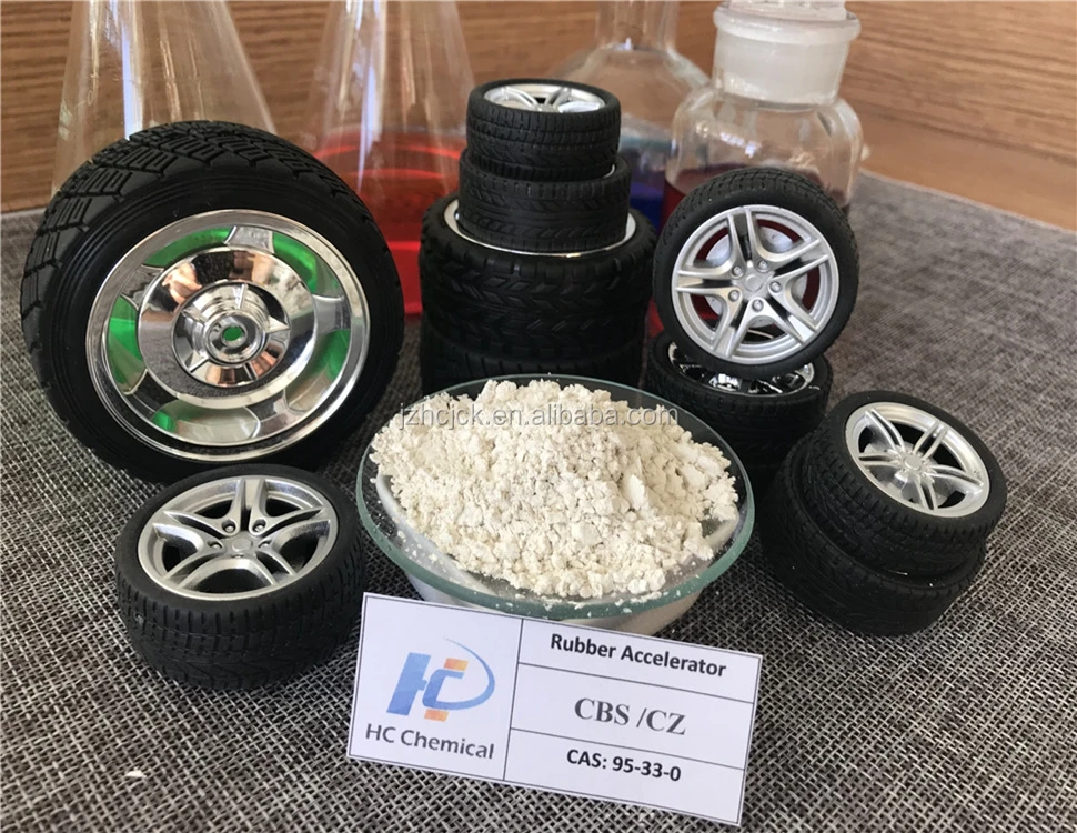 Резиновые химические материалы ускоритель вулканизации каучука CBS (CZ) предисперсный вулканизатор CAS:95-33-0 используется в обувной промышленности