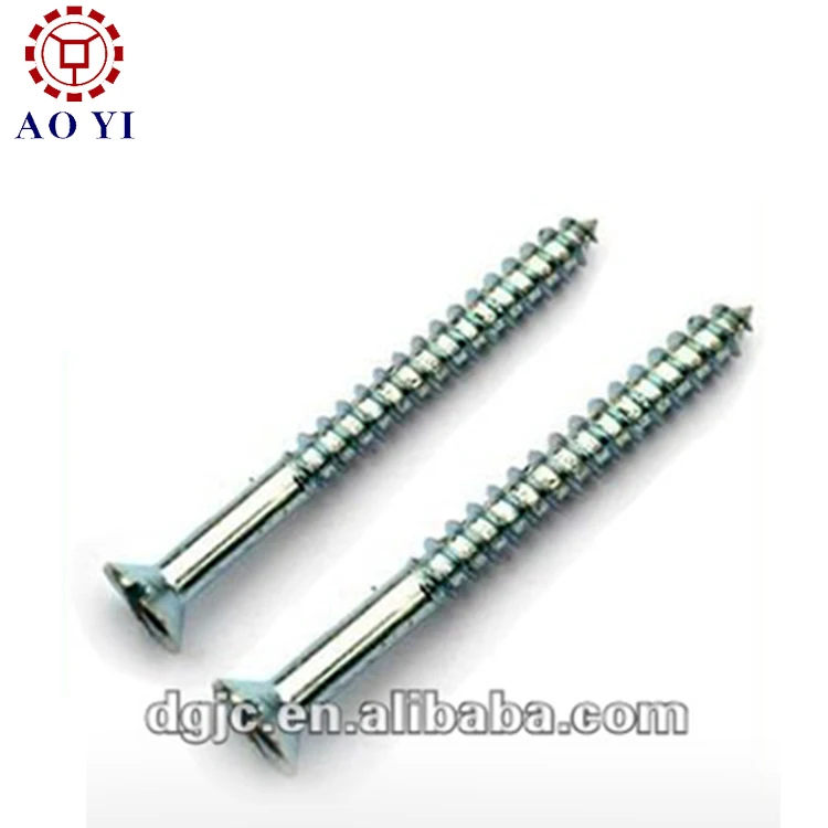 Белый меднение половина потока потайной головки саморезов