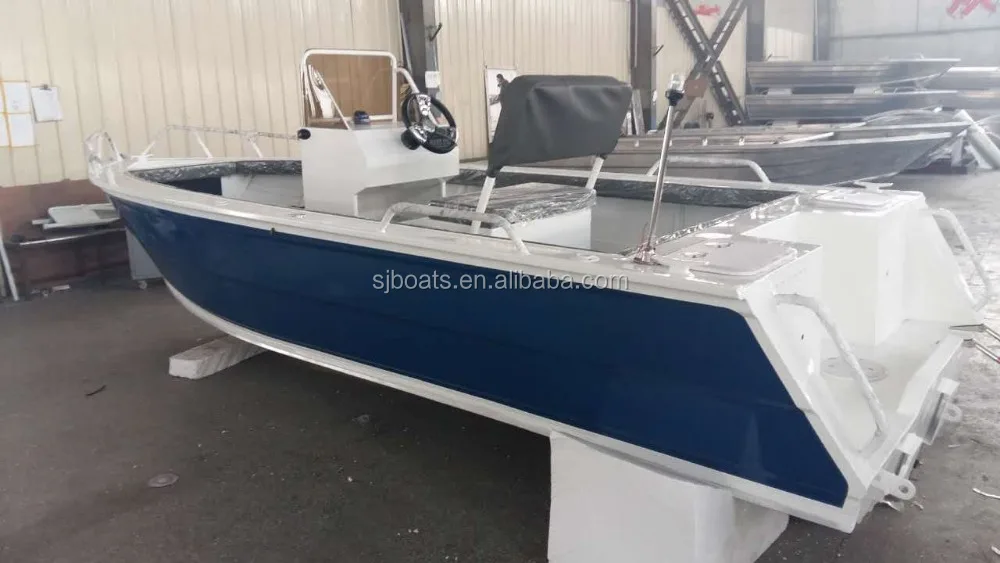 19ft outboard motor aluminum boat with center console for sale